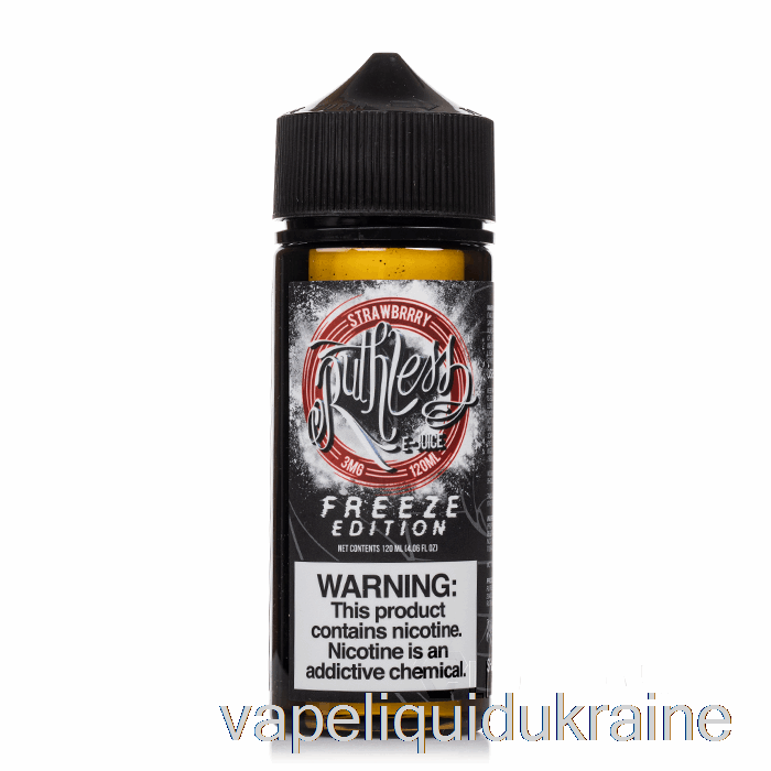 Vape Liquid Ukraine STRAWBRRRY - Freeze Edition - Ruthless Vapor - 120mL 0mg